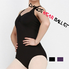 Adult V Neck X Back Strap Dancewear Ballet Leotard