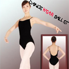 Adult U-Shaped Back Camisole Dancewear Ballet Leotard