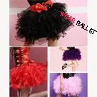 Cake Puff Skirts Stage Wear Dance Costume