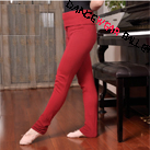 Turn Over Waist Dance Knitwear Warmer Pants