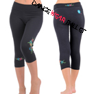 Fancy Printed Active & Fitness Dance Capri Pants