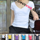 V-Neck Open Back Dance Active & Fitness Practise Top