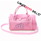 Dance Ballet Handbags With Pointe Shoe Embroidery