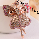 Dance Ballet Ballerina Angel Key Ring