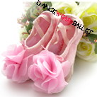 Children Flower Dance Ballet Shoes