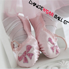 Children Satin Sequin Bows Dance Ballet Shoes