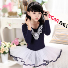 Children Long Sleeve Classic Dance Ballet Dress