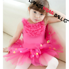 Children Pellet Lace Dance Ballet Dress