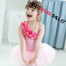 Children Purfle Pearl Dance Ballet Dress