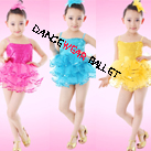 Children Sequin Mini Skirts Dance Costumes