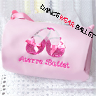 Dance Ballet Kids Bags With Sequin Ballet Shoes