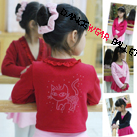 Children Rhinestone Thicken Cotton Velvet Warm Up Wraps