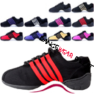 Colorful Four Stripe Canvas Jazz Dance Sneaker