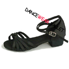 Low Heel Satin Ballroom Latin Shoes