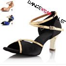Gold Strap Ballroom Latin Dance Shoes