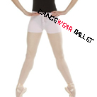 Dancewear Ballet Knitted Tight Warm-up Shorts With Drawstring