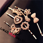 Ballet Hair Accessory Fancy Pearl Barrette Clip