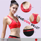 I-Shaped Back Drawstring Dance Wear Top Bra And Pants