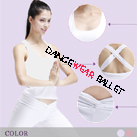 Cross Back Dance Wear Tank And Pants