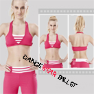 Halter Stripe Yoga Clothing Bra And Pants