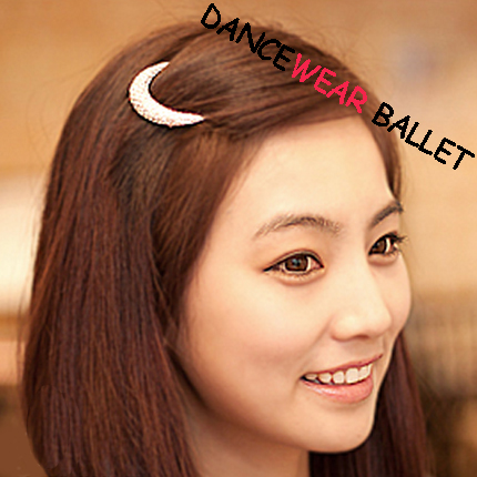 Barrette Cheveux Lune Avec Franges Cristal | Accessoire Femme Fille Pour Mariage, Fête, Cérémonie